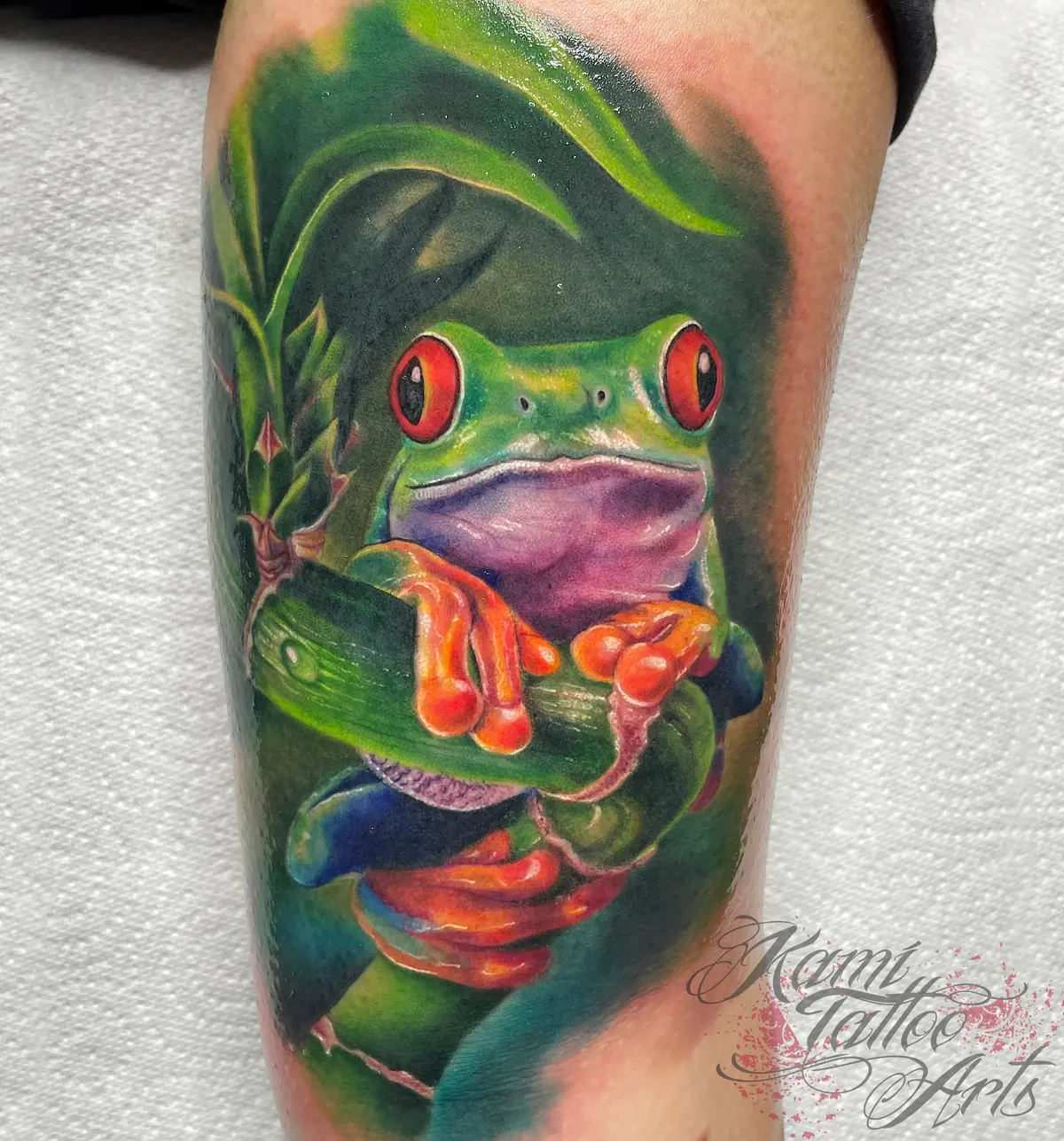Frog Tattoo Coverup