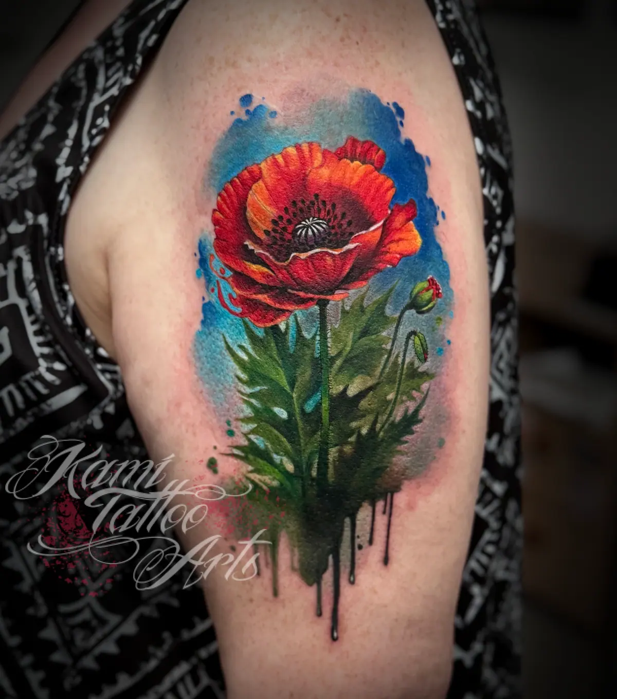 Poppy Coverup Tattoo