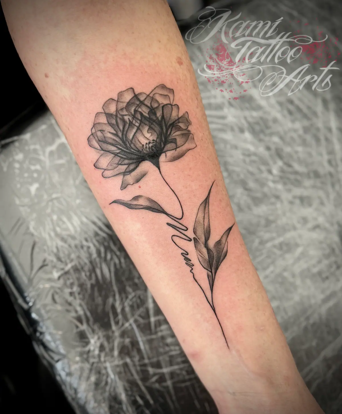 Mum Tattoo Flower Xray Tattoo