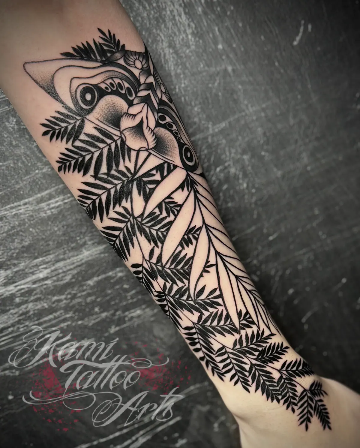 Gaming Tattoo The Last Of Us Gamer Game Moth Fern