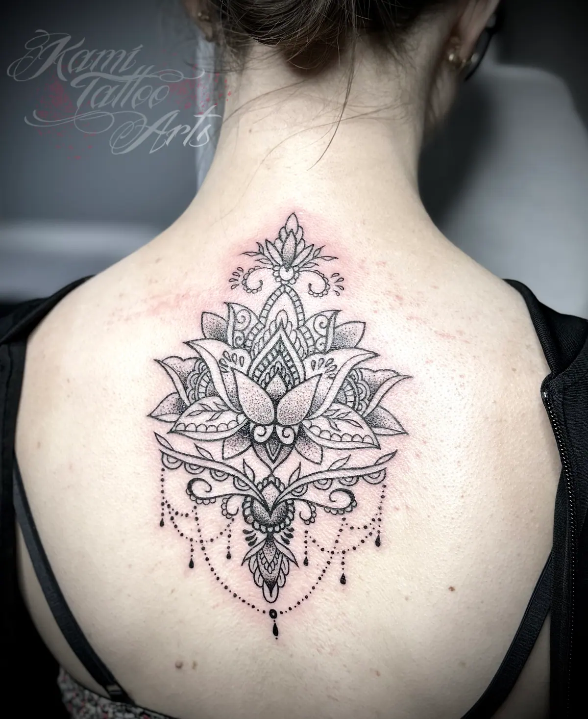 Mandala Tattoo Ornamental Back Fineline