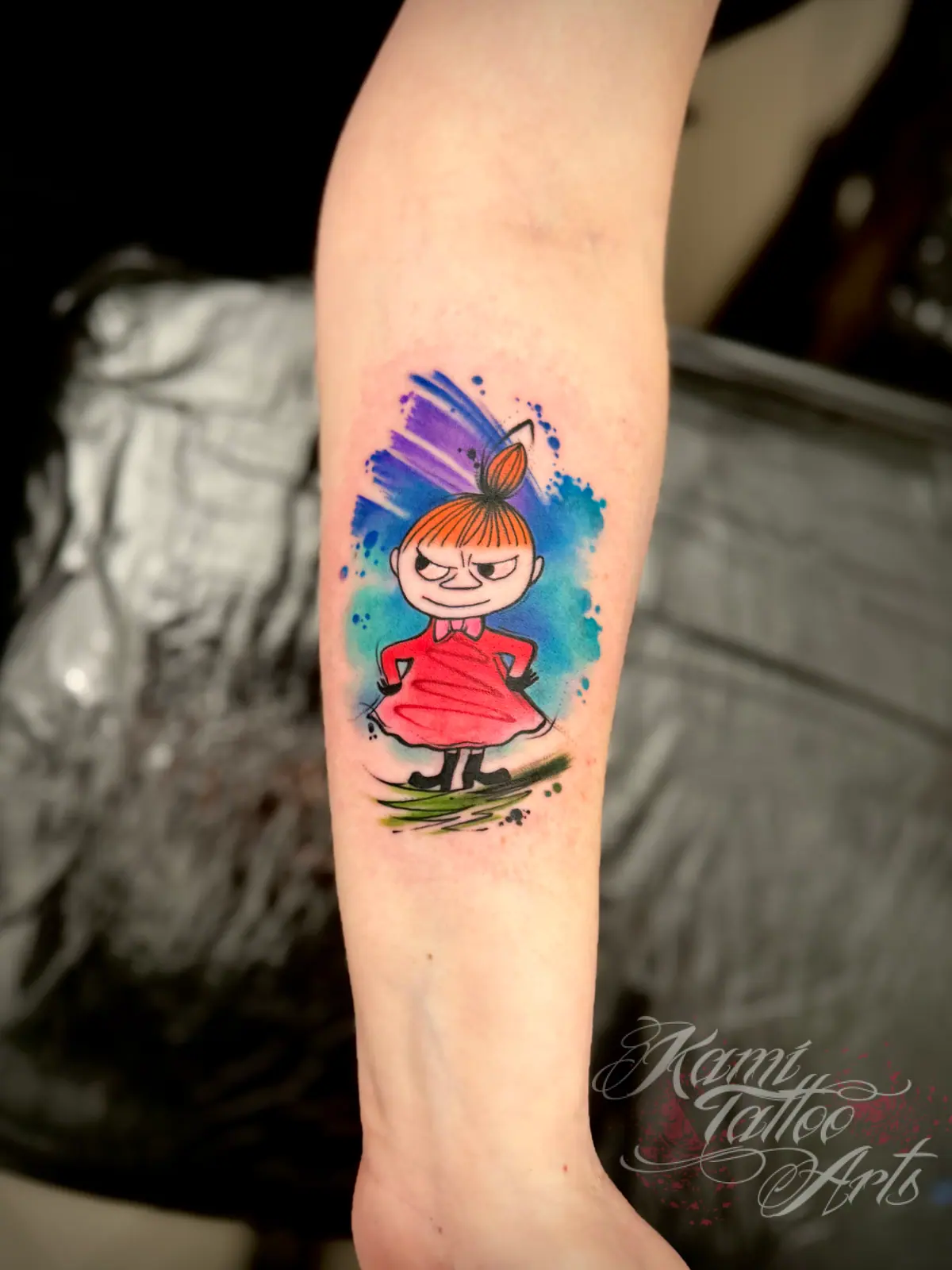 Muminki Mumins Tattoo Little Mi Watercolour